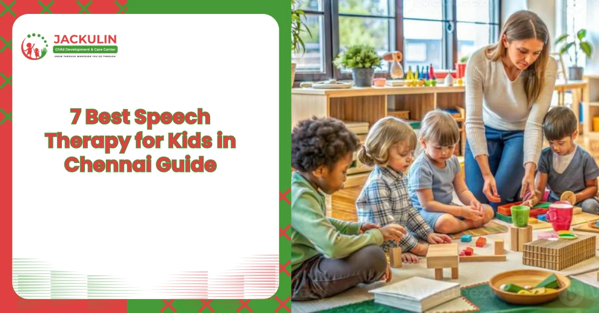 speech therapy for kids in chennai