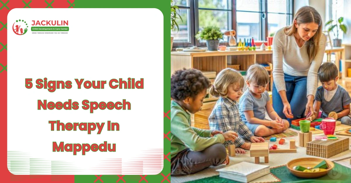 speech therapy for children in mappedu