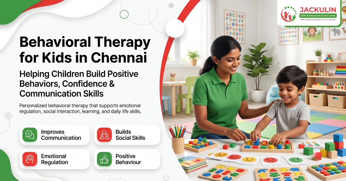 Behavioral Therapy for Kids in Chennai