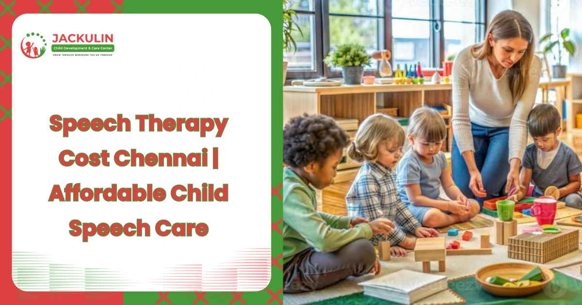 Speech Therapy Cost Chennai